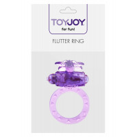 Ерекційне кільце з вібрацією Toy Joy, фіолетове