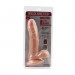 Фаллоимитатор реалистичный Chisa Ballsy Super Cock 8.3 с мошонкой, на присоске, бежевый