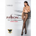Колготки с открытым доступом TIOPEN 022 black/red 3/4 (20 den) - Passion