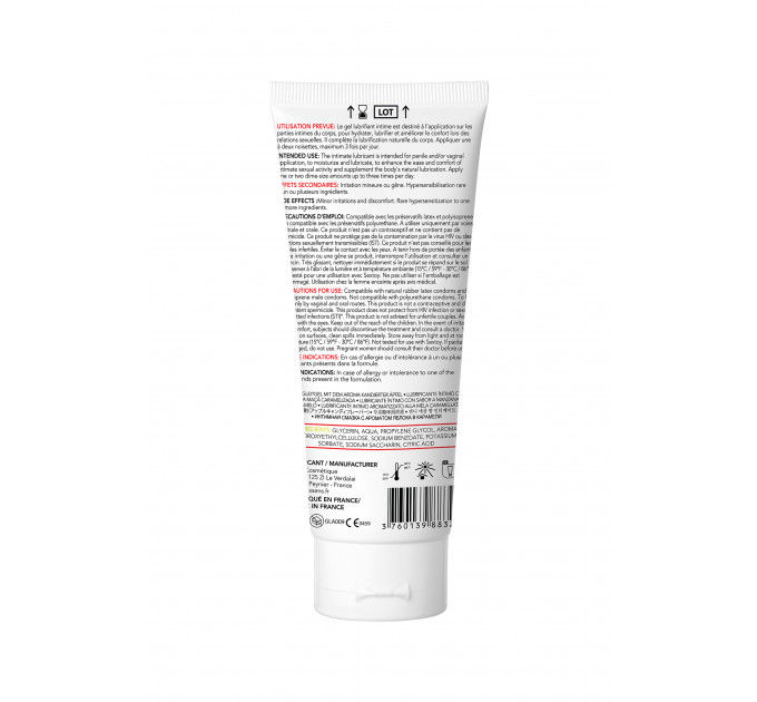 Лубрикант на водной основе с ароматом яблока EXSENS LUBRICANT CANDY APPLE 100ML