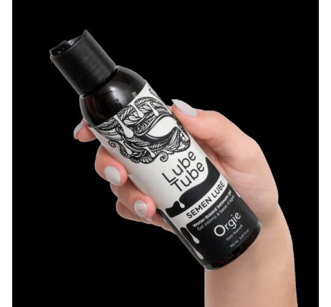Лубрикант на водной основе с текстурой спермы SEMEN LUBE intimate gel, 150 мл Orgie