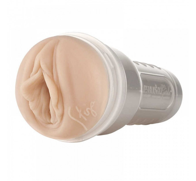 Мастурбатор вагина в колбе Fleshlight Stoya реалистичный из киберкожи, телесный