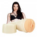 Мастурбатор вагина в колбе Fleshlight Stoya реалистичный из киберкожи, телесный