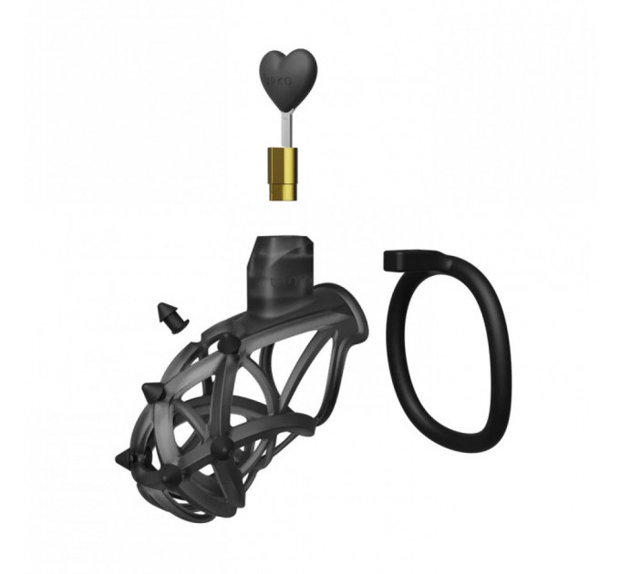 Мужской пояс верности UPKO Caged Beast Male Chastity Device Kit, оранжевый