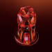 Мужской пояс верности UPKO Caged Beast Male Chastity Device Kit, оранжевый