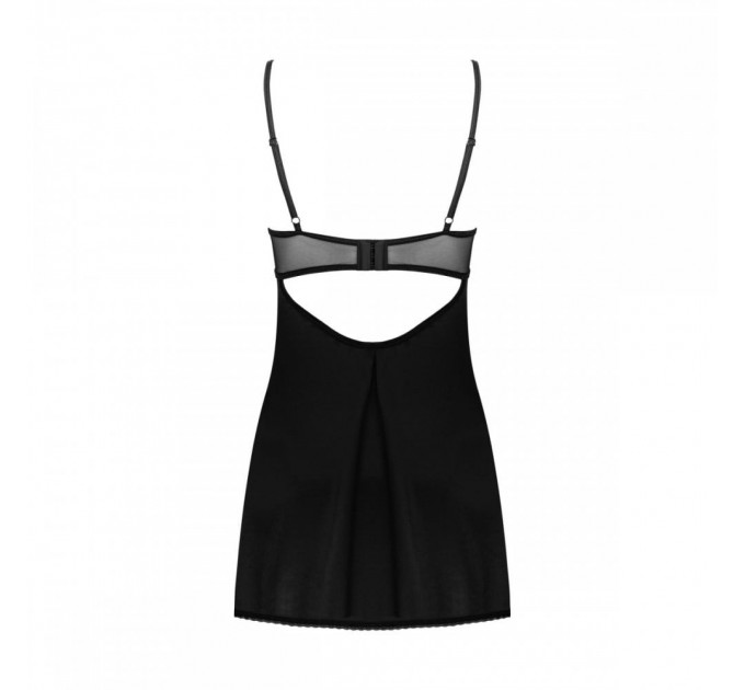 Пеньюар + трусики Obsessive Serena Love Chemise XS/S