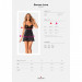 Пеньюар + трусики Obsessive Serena Love Chemise XS/S