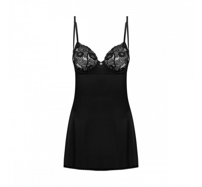 Пеньюар + трусики Obsessive Serena Love Chemise XS/S