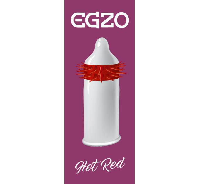 Презервативи EGZO Hot Red