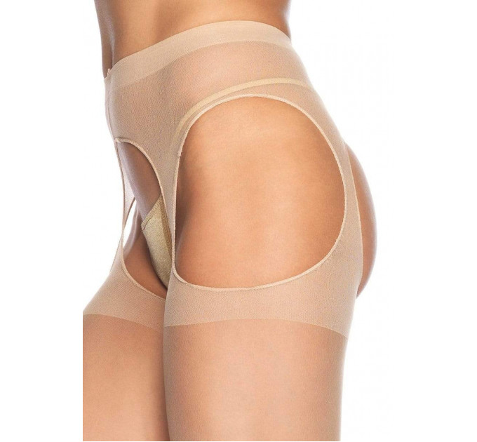 Прозрачные колготки с подтяжками Leg Avenue Sheer Suspender Pantyhose O/S