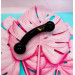 Стеклянный двухсторонний фаллоимитатор Secret Kisses Handblown, черный