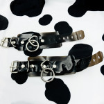 Силиконовые манжеты DS Fetish Silicone hand cuff Черные