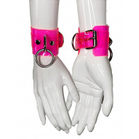Силіконові манжети DS Fetish Silicone hand cuff Чорні