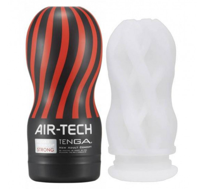 Мастурбатор с узким отверствием - Tenga Air Tech Strong