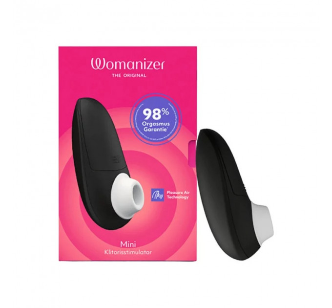 Вакуумний міні-стимулятор клітора Womanizer Mini 2, чорний