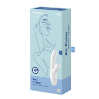 Вакуумний вібромасажер кролик Satisfyer Pro G-Spot, білий