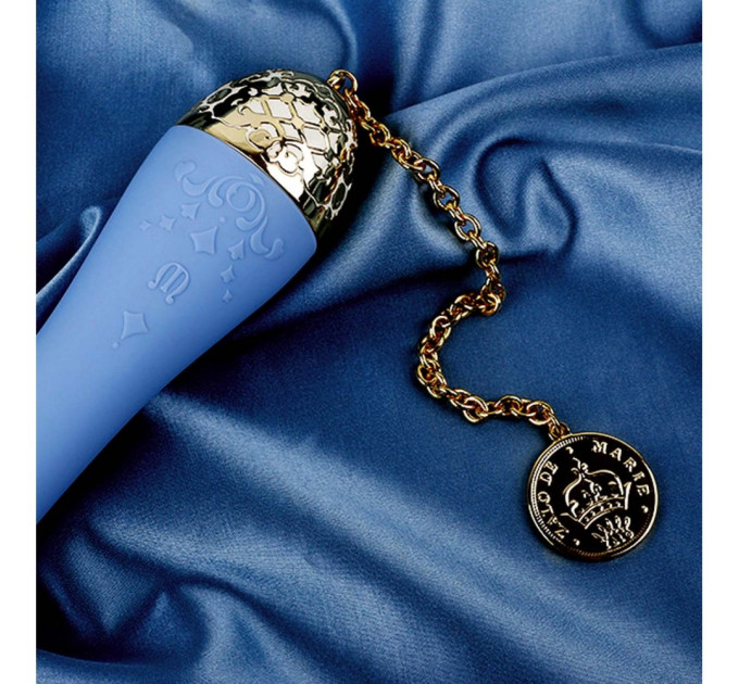 Вибромассажер - кролик с функцией управления со смартфона ZALO Rosalie, Royal Blue