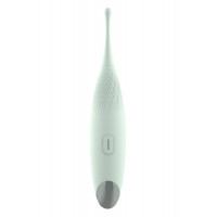 Вібратор для кліторальної стимуляції Dream Toys Glam Pin Point Stimulator, з двома насадками, м'ятний