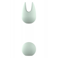 Вібратор для кліторальної стимуляції Dream Toys Glam Pin Point Stimulator, з двома насадками, м'ятний