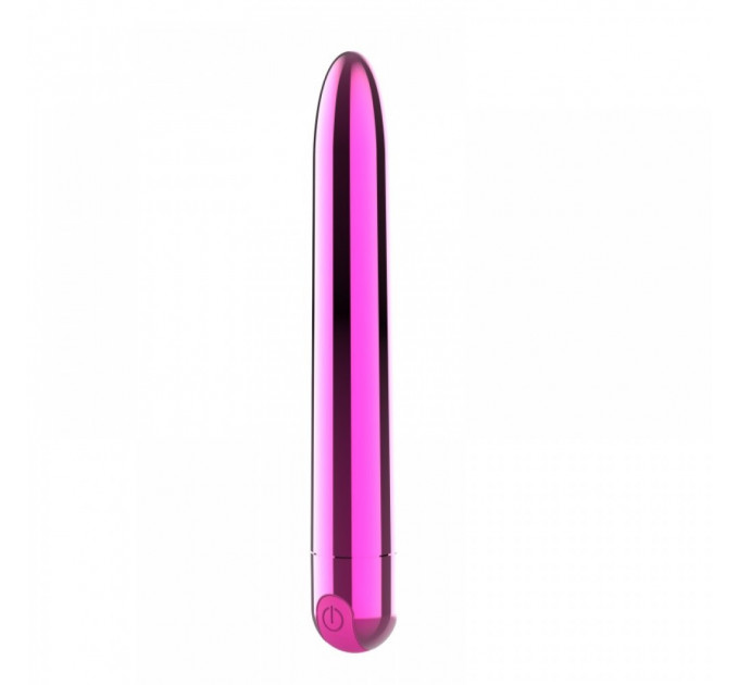 Вибропуля Ultra Power Bullet USB Glossy Pink 10 режимов вибрации