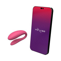 Інноваційний вібратор для пар We-Vibe Sync Lite, керований через програму - рожевий