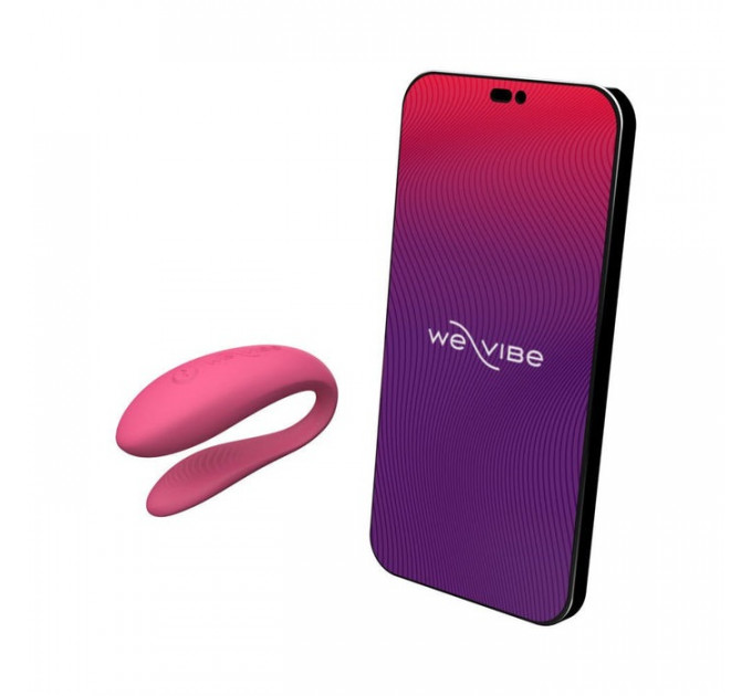 Иновационный вибратор для пар We-Vibe Sync Lite, управляемый через приложение — розовый