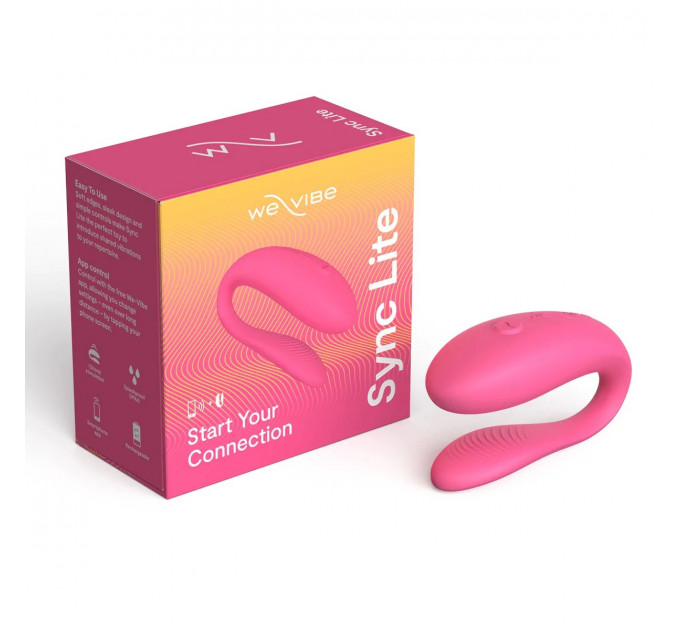 Иновационный вибратор для пар We-Vibe Sync Lite, управляемый через приложение — розовый