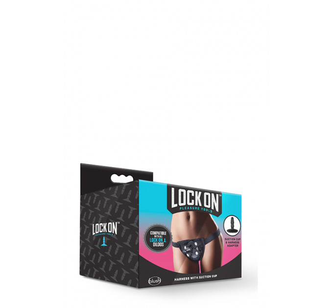 Трусики для страпона LOCK ON STRAP ON HARNESS BLACK