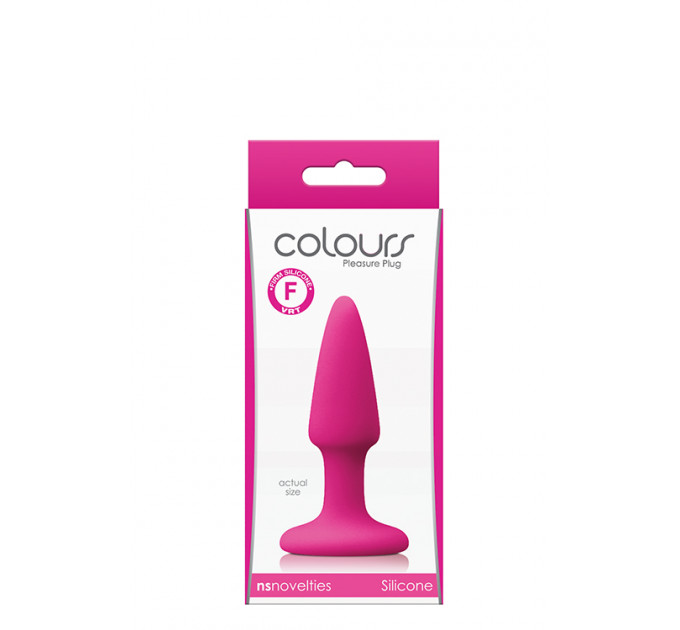 Анальна пробка COLOURS PLEASURES MINI PLUG PINK