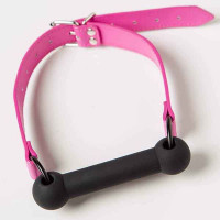 Кляп Silicone Luxury Fetish, Purple & Black