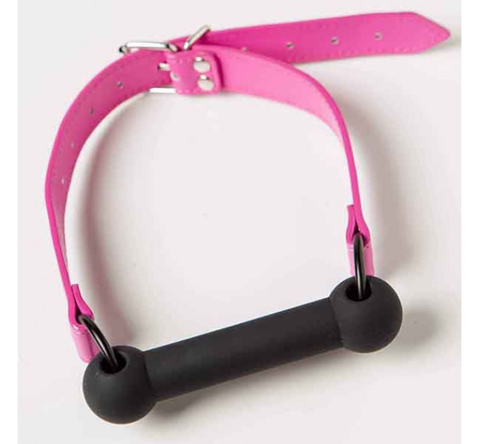 Кляп Silicone Luxury Fetish, Purple & Black