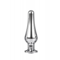 DT21824 анальна пробка конічної форми Dream Toys GLEAMING LOVE SILVER PLEASURE PLUG M
