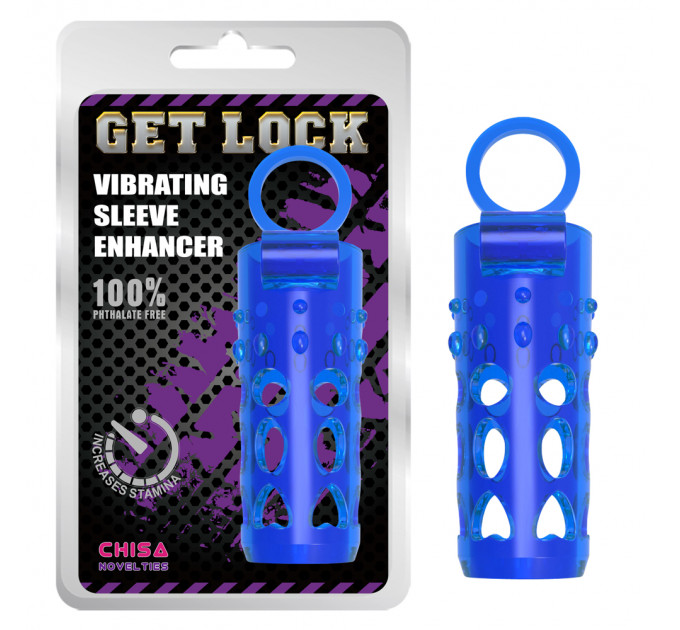 Насадка Chisa-Vibrating Sleeve Enhancer синя