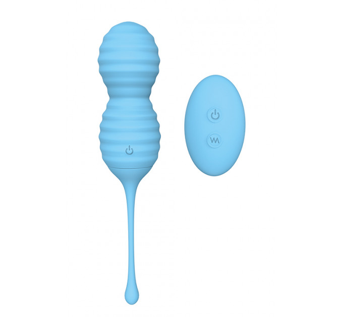 Вагинальные шарики с дистанционным пультом DREAM TOYS BEEHIVE BLUE