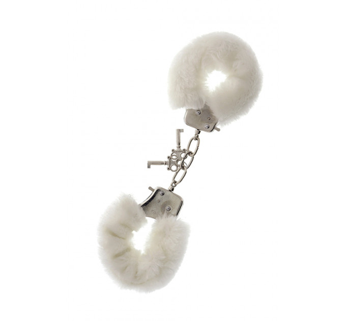Наручники Metal Handcuff with Plush, белый