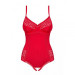 Боди Obsessive Jolierose teddy red XXL
