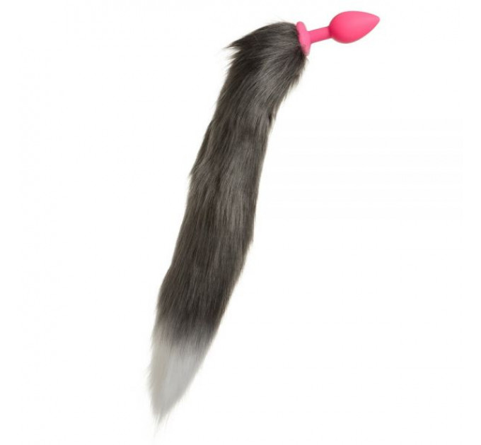 нальна пробка Silicone з хвостом Єнот, Raccoon Tail S