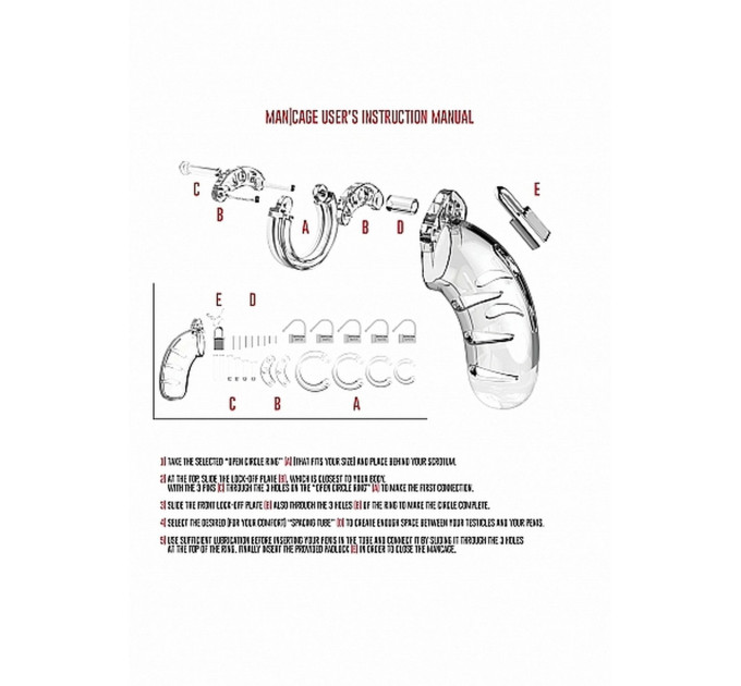 Пояс верности ManCage 03 Chastity Cage