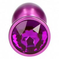 Анальна пробка фіолетова Purple Teardro