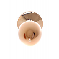 Анальная пробка с розовой розочкой Plug-Jewellery Red Gold PLUG ROSE- Pink