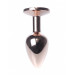 Анальний плаг S з рожевим каменем Boss of toys Jewellery