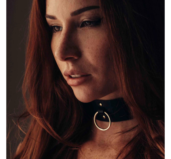 Чокер Bijoux Indiscrets MAZE - Wide Chocker Black