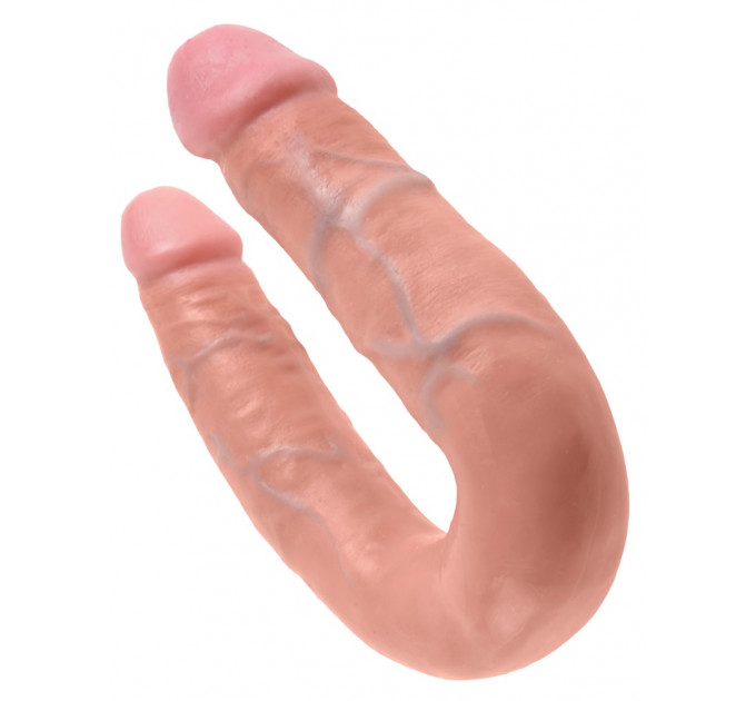 Двойной фаллоимитатор Pipedream King Cock M Double Trouble, Flesh