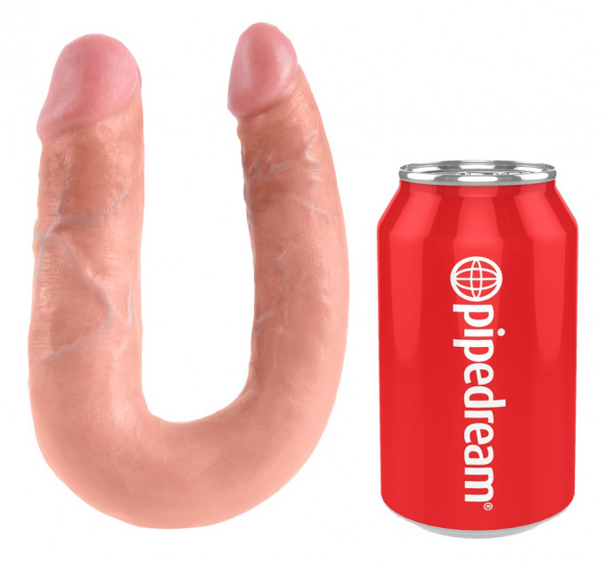 Двойной фаллоимитатор Pipedream King Cock M Double Trouble, Flesh