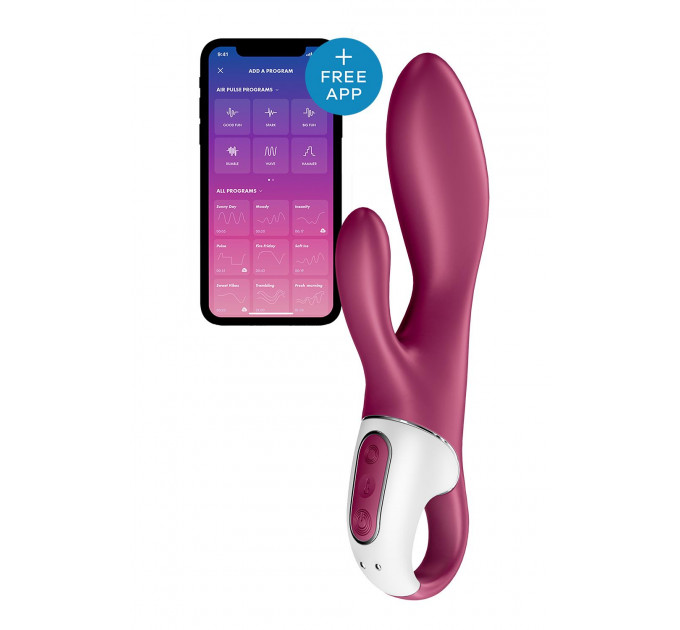 Подвійний смарт вібратор із функцією нагріву Satisfyer Heated Affair Connect App