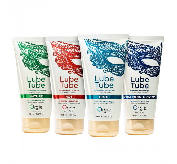 Экстра скользящая смазка на водной основе "LUBE TUBE XTRA", 150мл Orgie