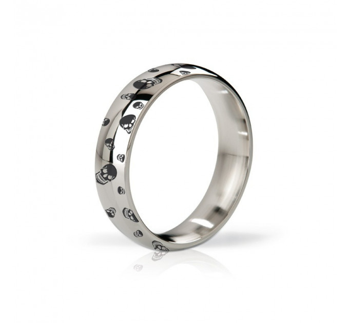 Ерекційне кільце поліроване з гравіюванням Mystim His Ringness Earl, 51 мм