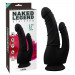Фаллоимитатор двойной на присоске Chisa Naked Legend Stripper 8.5, черный