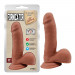 Фаллоимитатор реалистичный на присоске Сhisa T-skin ReaL Fornicator мулат, 19 х 4 см