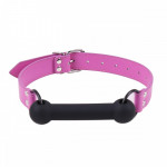 Кляп Silicone Luxury Fetish, Purple & Black